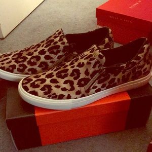 G by Guess Leopard slip ons size 8